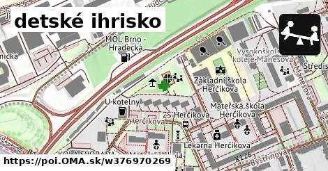 detské ihrisko