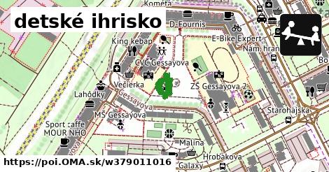 detské ihrisko