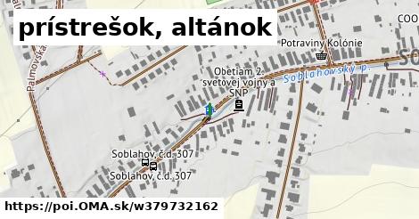 prístrešok, altánok