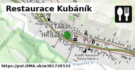 Restaurace Kubáník