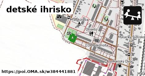 detské ihrisko