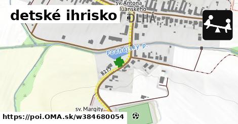 detské ihrisko