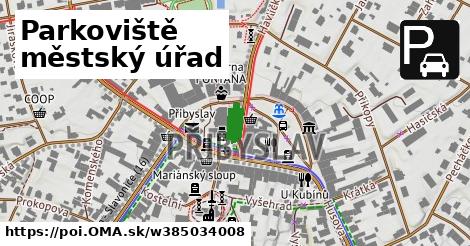 ‎Parkoviště městský úřad