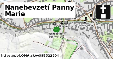 Nanebevzetí Panny Marie