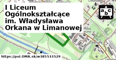 I Liceum Ogólnokształcące im. Władysława Orkana w Limanowej