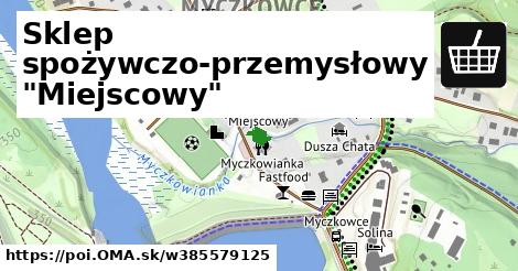 Sklep spożywczo-przemysłowy "Miejscowy"