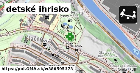 detské ihrisko