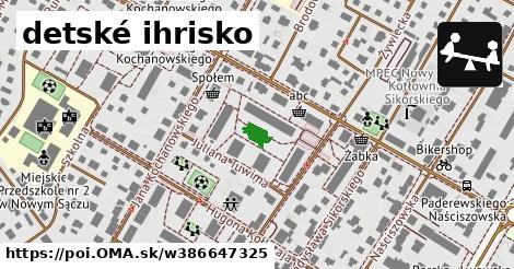 detské ihrisko