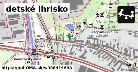 detské ihrisko