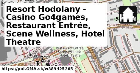 Resort Hodolany - Casino Go4games, Restaurant Entrée, Scene Wellness, Hotel Theatre