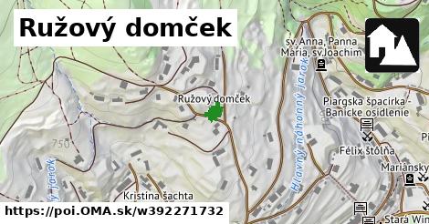 Ružový domček