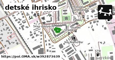 detské ihrisko