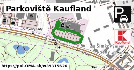 Parkoviště Kaufland