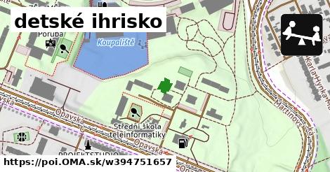 detské ihrisko