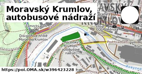 Moravský Krumlov, autobusové nádraží