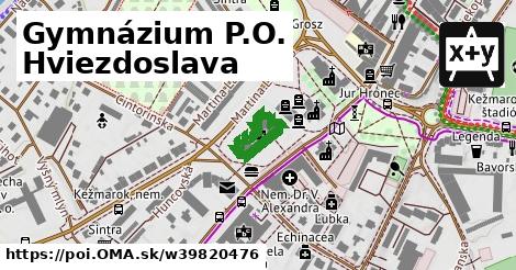 Gymnázium P.O. Hviezdoslava