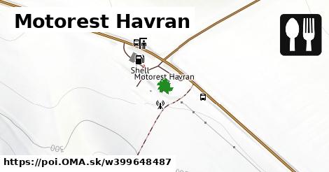 Motorest Havran