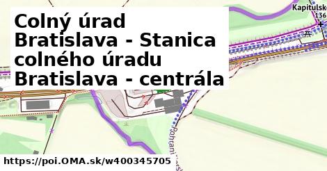 Colný úrad Bratislava - Stanica colného úradu Bratislava - centrála