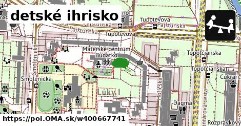 detské ihrisko