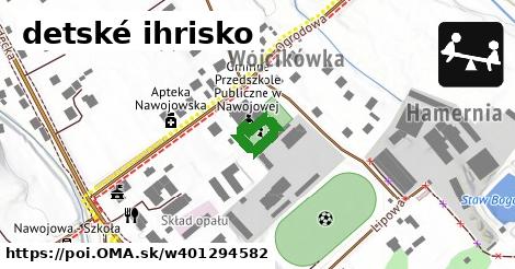 detské ihrisko