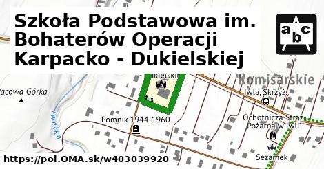 Szkoła Podstawowa im. Bohaterów Operacji Karpacko - Dukielskiej