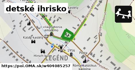 detské ihrisko