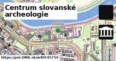 Centrum slovanské archeologie