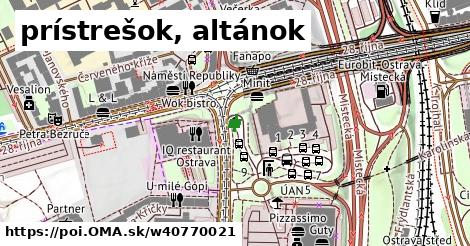 prístrešok, altánok