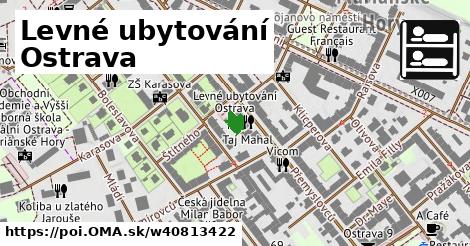 Levné ubytování Ostrava