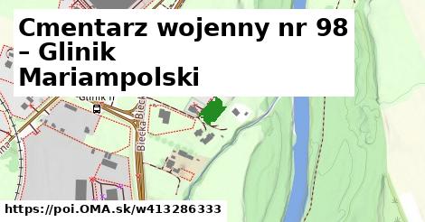 Cmentarz wojenny nr 98 – Glinik Mariampolski