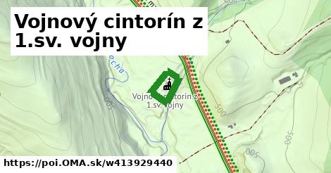 Vojnový cintorín z 1.sv. vojny