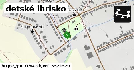 detské ihrisko