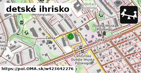 detské ihrisko