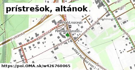 prístrešok, altánok