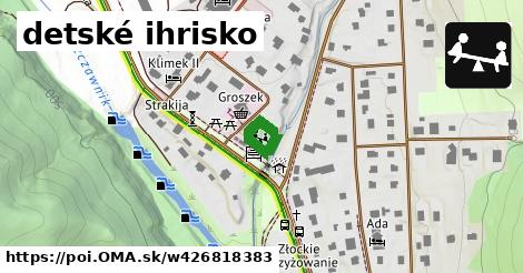 detské ihrisko