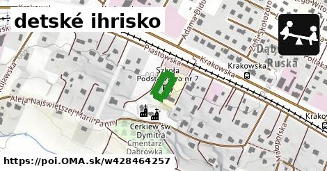 detské ihrisko