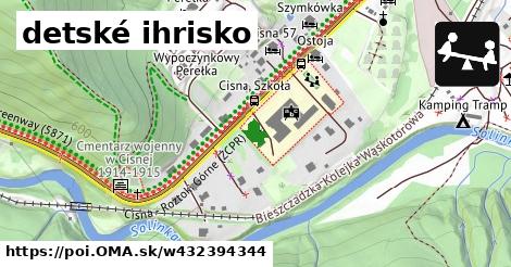 detské ihrisko