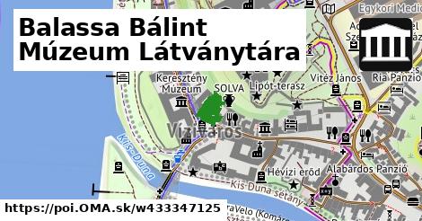 Balassa Bálint Múzeum Látványtára