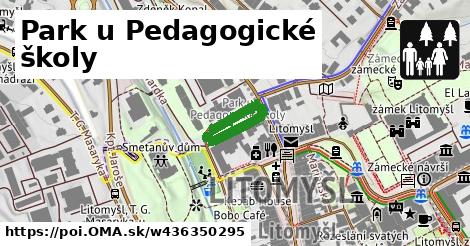 Park u Pedagogické školy