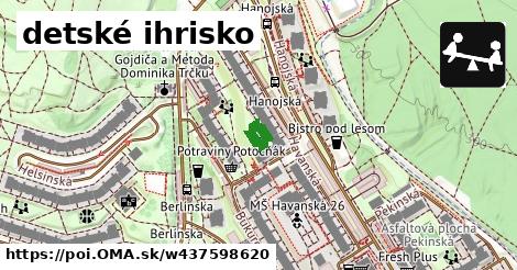 detské ihrisko