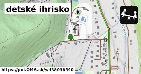 detské ihrisko