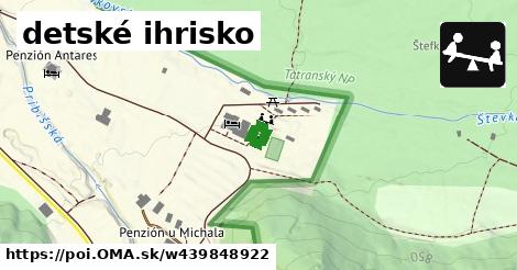 detské ihrisko