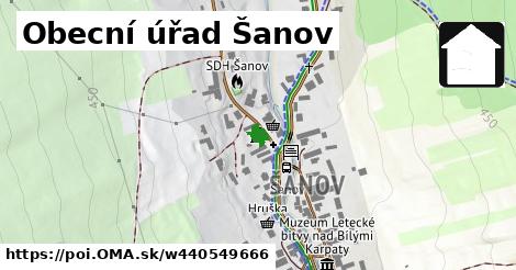 Obecní úřad Šanov