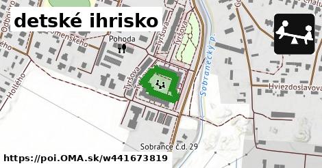 detské ihrisko