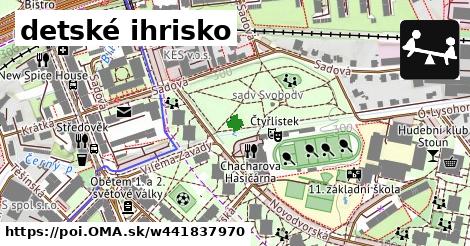 detské ihrisko