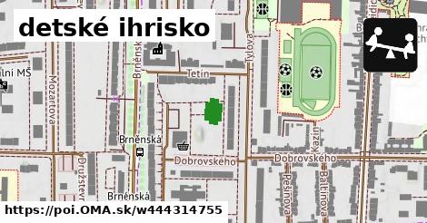 detské ihrisko