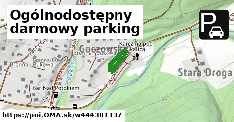 Ogólnodostępny darmowy parking