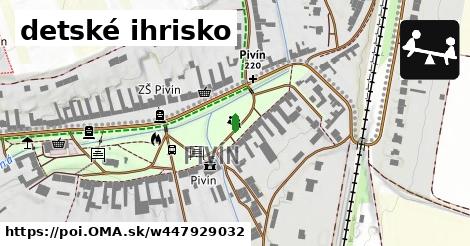 detské ihrisko