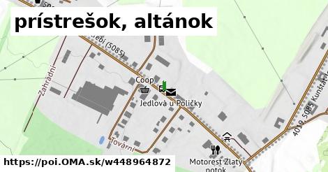 prístrešok, altánok