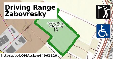 Driving Range Žabovřesky